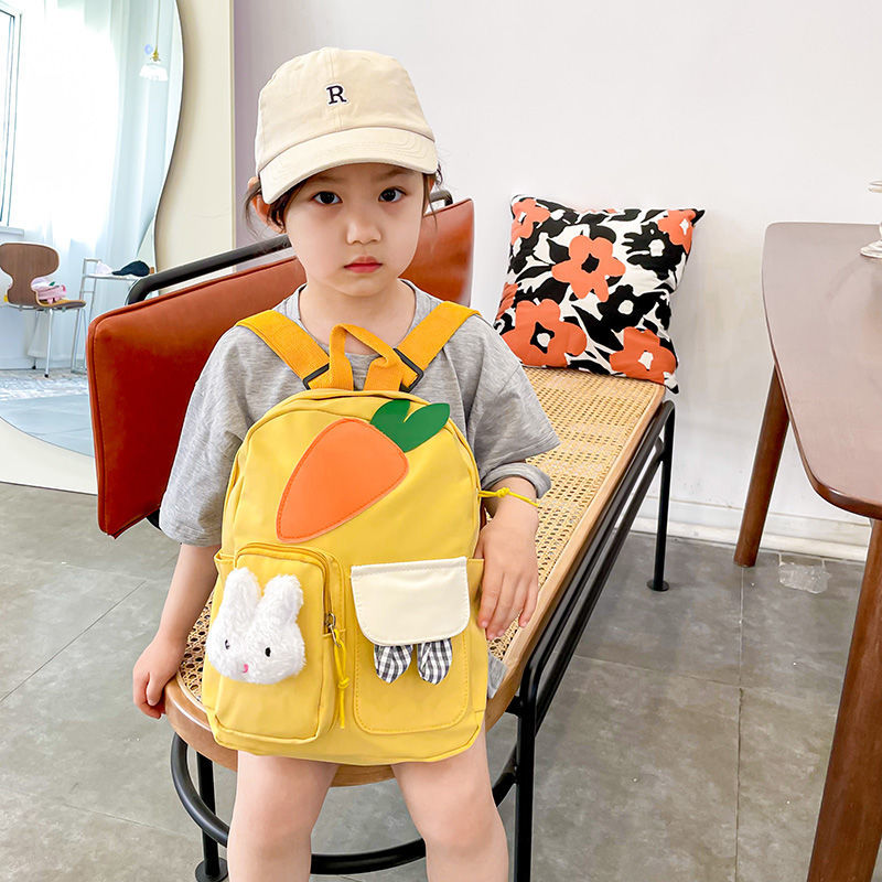 幼儿园书包新款可爱胡萝卜男女童小背包洋气百搭3岁5宝宝双肩包潮详情9