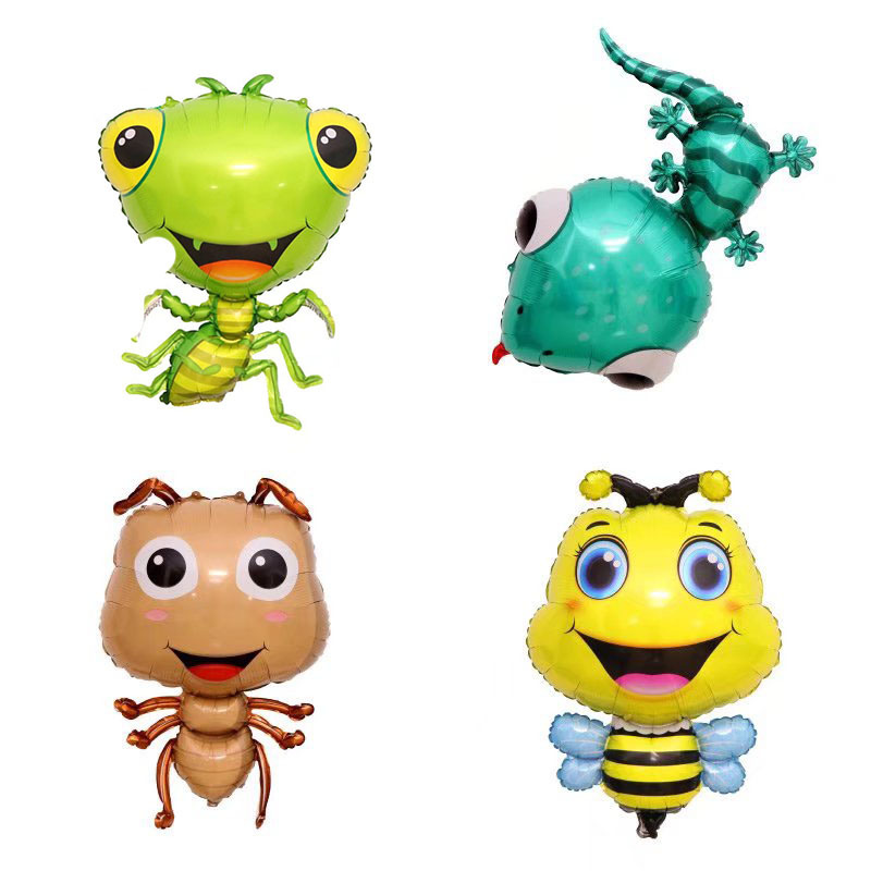 Insect-Like Balloon Ant Praying Mantis Gecko Bee Animal Cartoon Model Park Birthday Party Child Toy