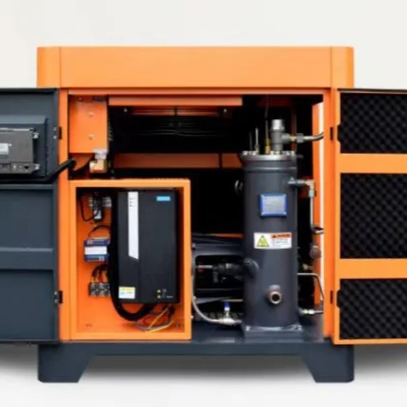 High-pressure screw air compressor details Picture