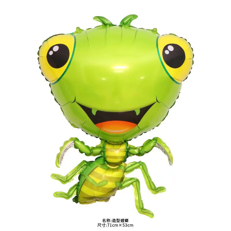 Insect-Like Balloon Ant Praying Mantis Gecko Bee Animal Cartoon Model Park Birthday Party Child Toy Specification drawing