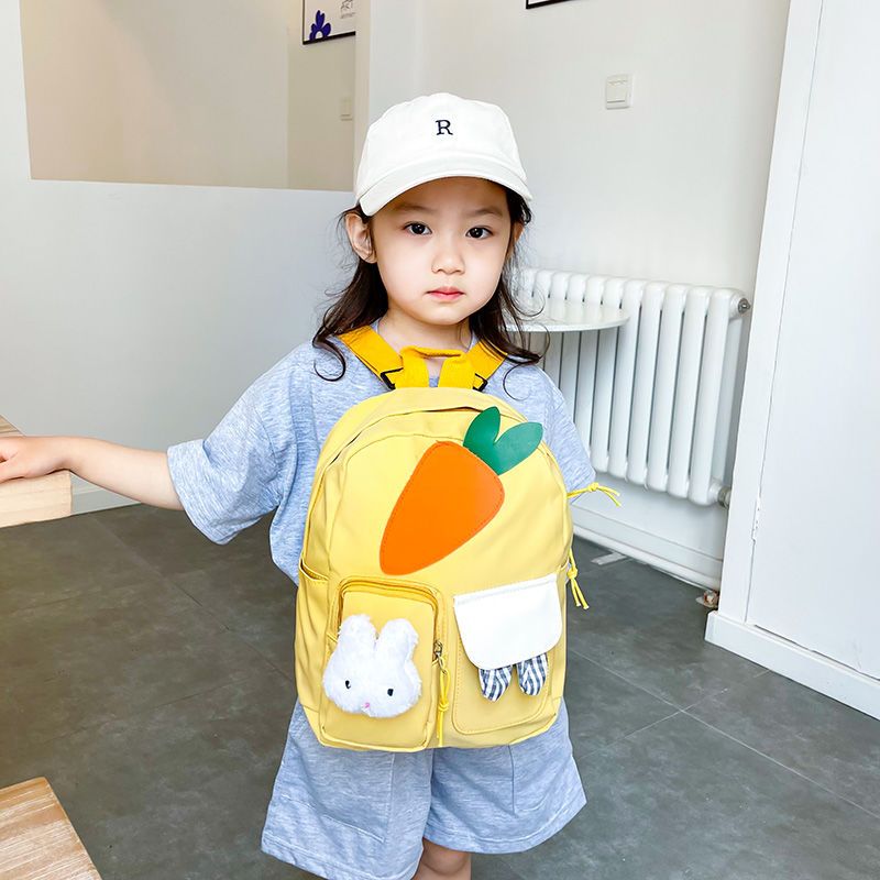 幼儿园书包新款可爱胡萝卜男女童小背包洋气百搭3岁5宝宝双肩包潮详情6