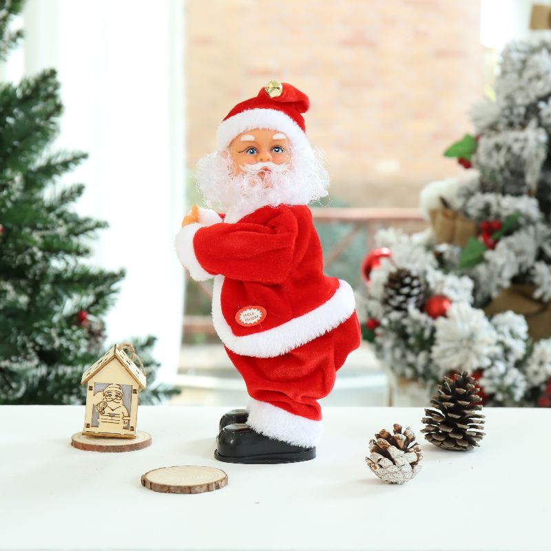 Electric Santa Claus shaking buttocks, Santa Claus Christmas decorations, Christmas gifts Specification image