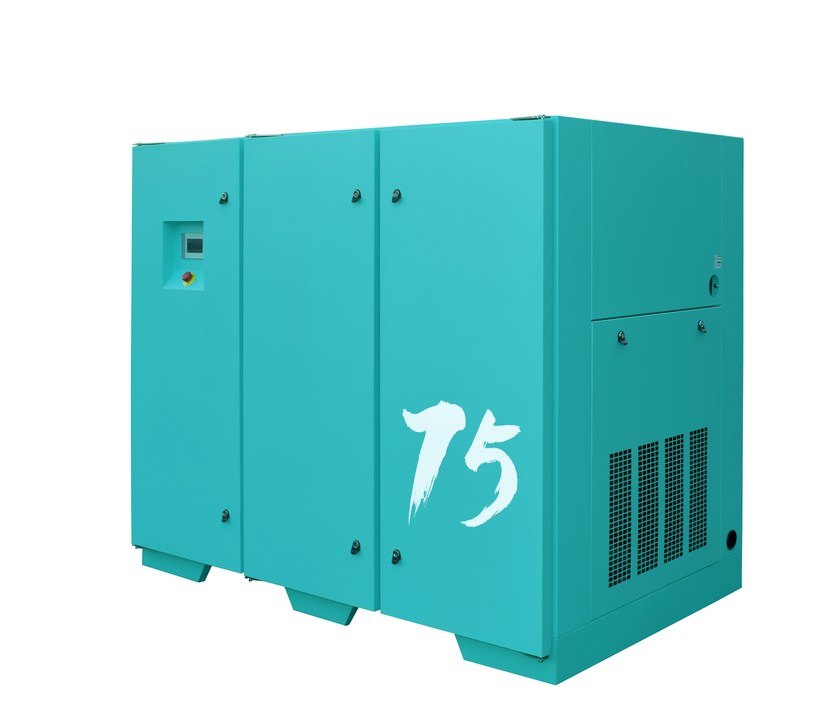 Two-stage compression screw compressor