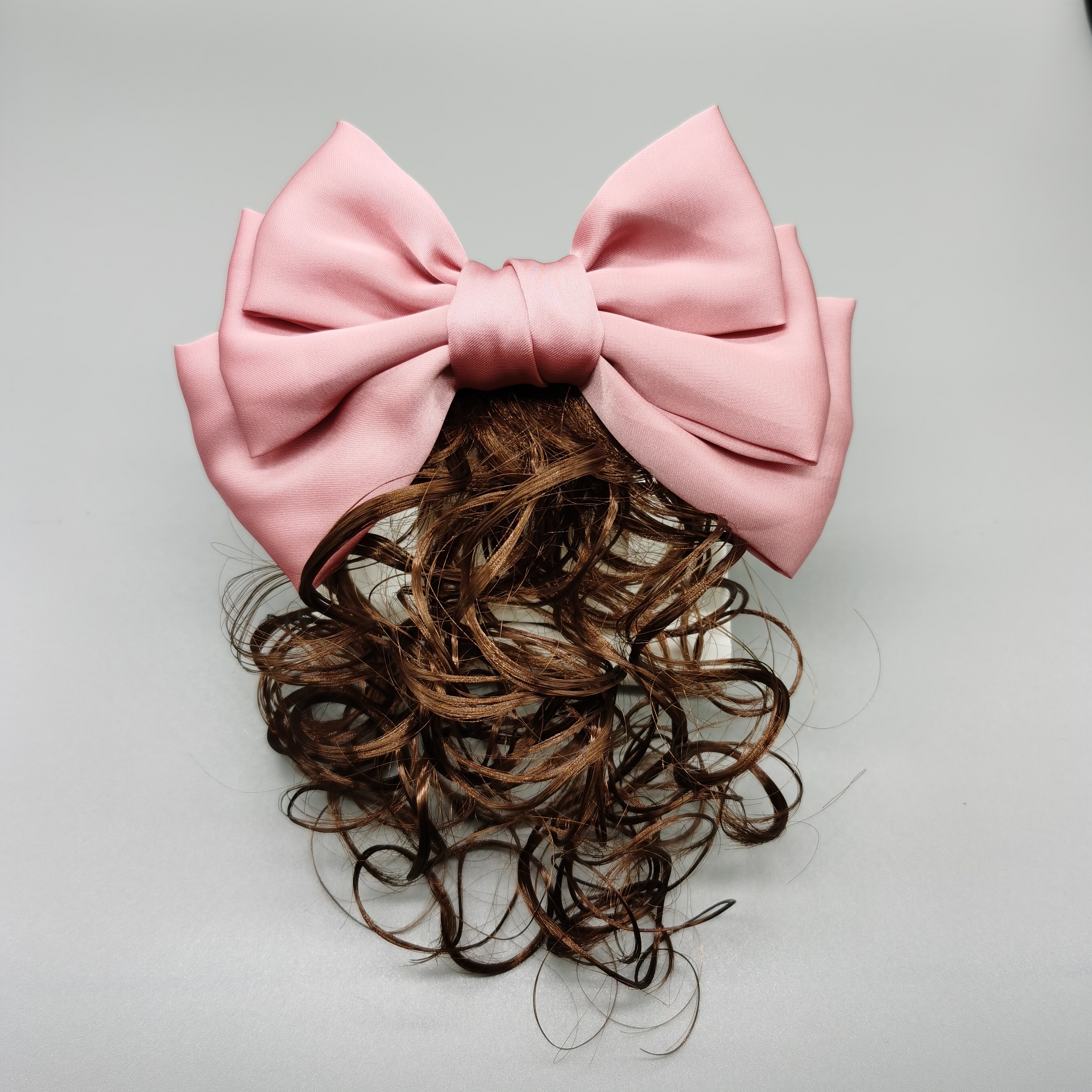 Bow Duck Clip Korean Wig Bow Cute Children's Headwear Set 13 Application Scenario