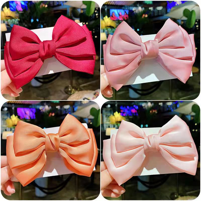 Duck Bow Clip Korean Wig Bow Cute Children's Headwear Set 37 Specification drawing