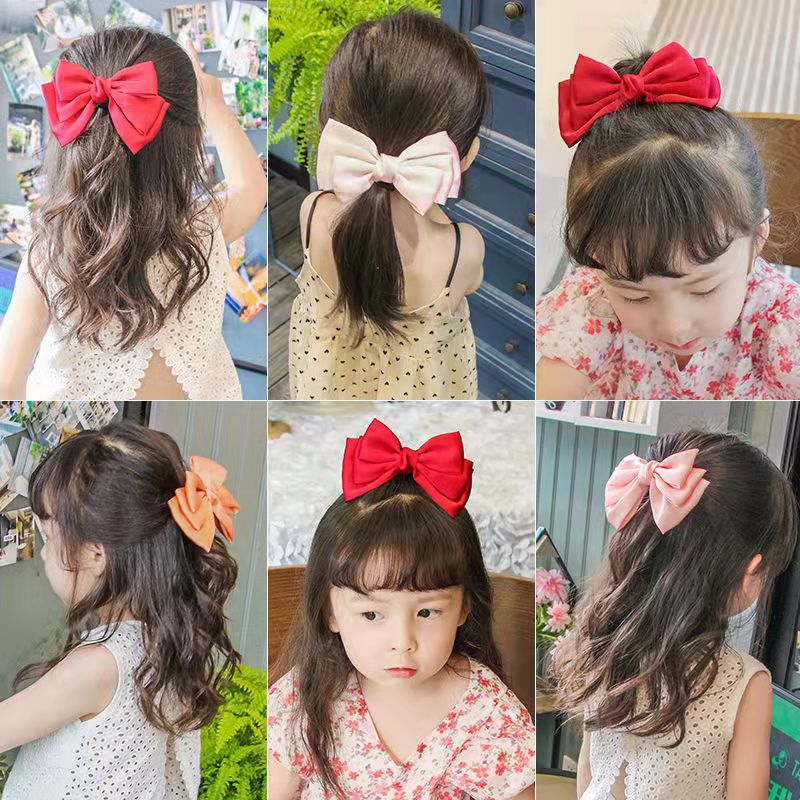 Duck Bow Clip Korean Wig Bow Cute Children's Headwear Set 37 Item Picture