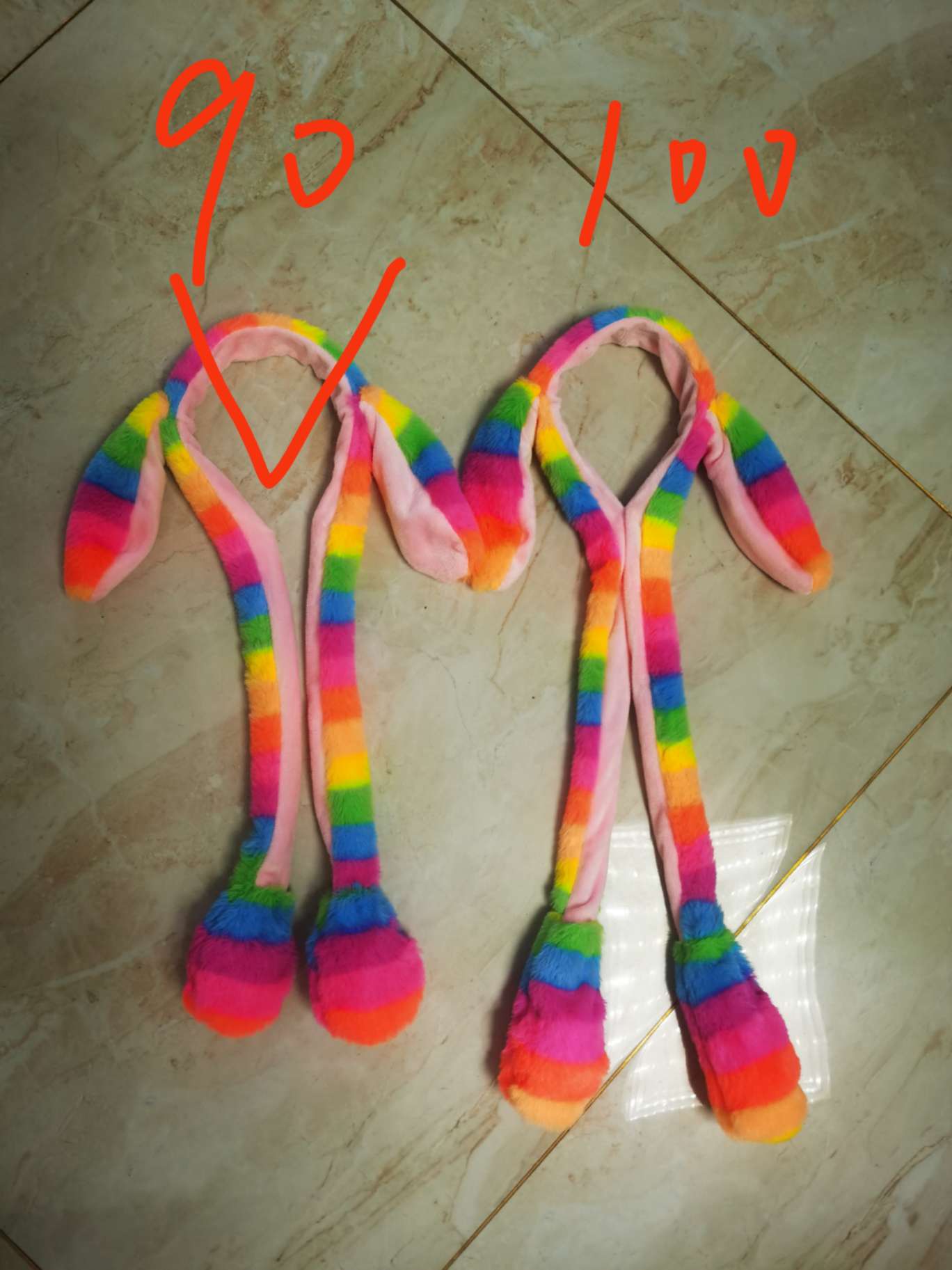 Xinqiqu 1168 New style Douyin luminous headband Rabbit Ears, popular headwear for women, Korean-style pearl headband with light detail image 3