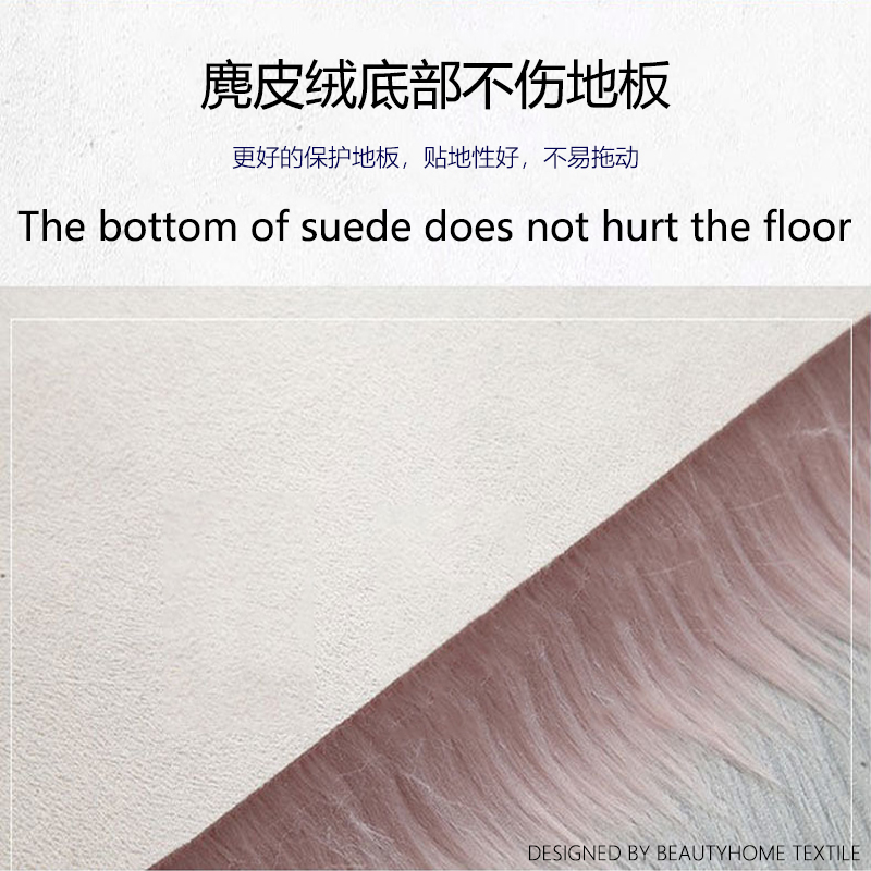 仿羊毛地垫/绒毛脚垫/沙发地毯产品图