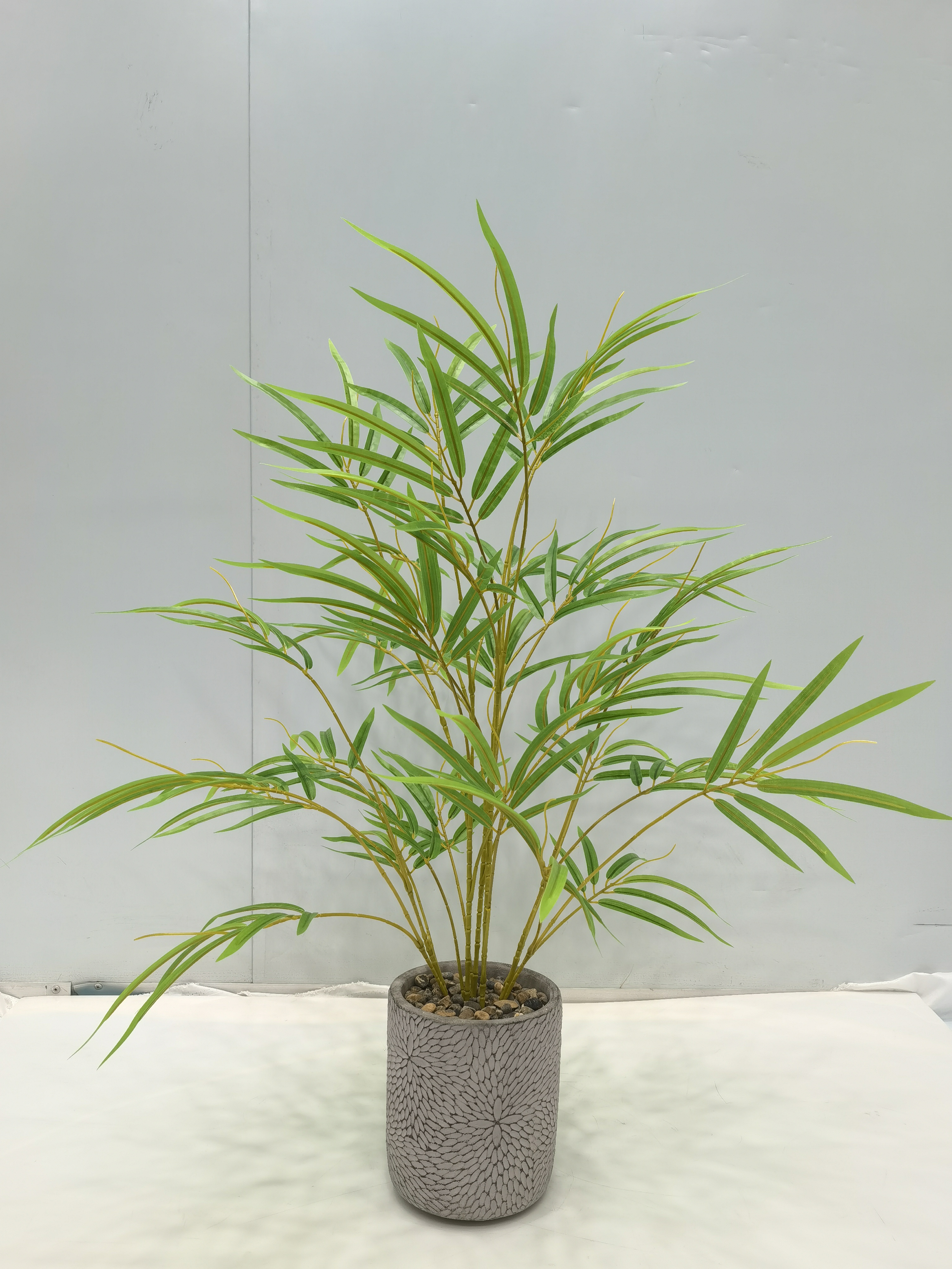 Virtual bamboo bonsai plastic bamboo fake bamboo potted bamboo cloud simulated plant decoration and internal function of our customers' green factory display arts and crafts simulated plant interior materials thumbnail