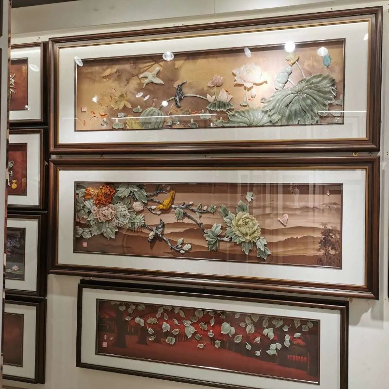 Feihong Jade Carving New Chinese Painting 220:82 Specification drawing