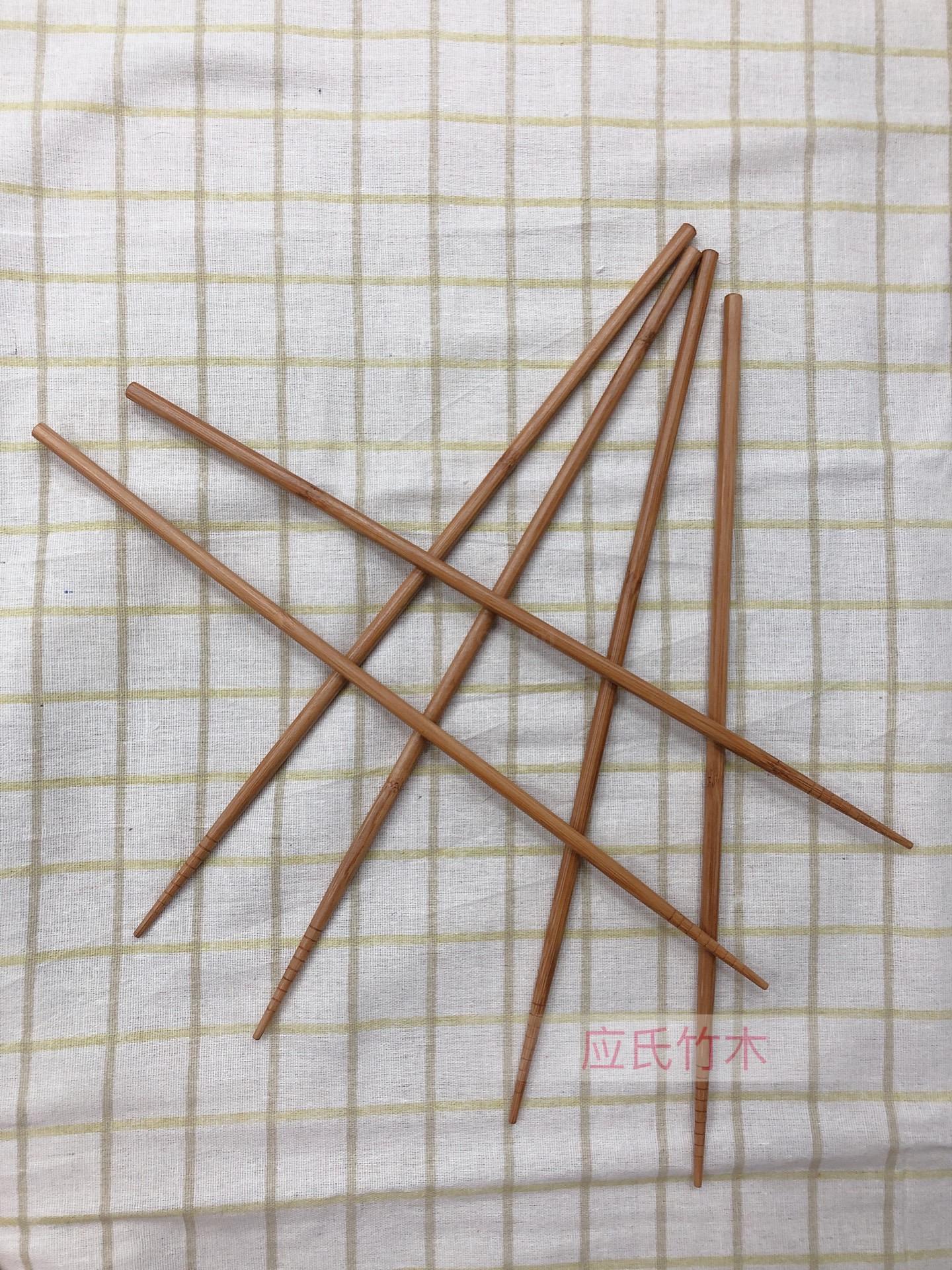 火锅筷子捞面油炸加长筷子家用商用筷 竹筷子批发碳化公筷 长筷36CM详情3