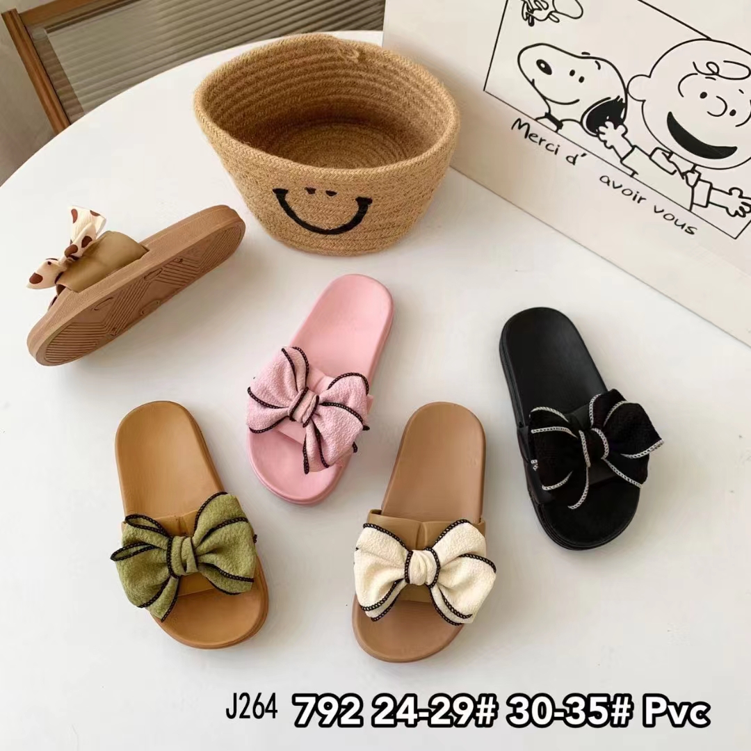 New Korean version of women's summer slippers soft sole slippers thick sole slippers Fashion bow increase network red slippers women's thick heels slippers
