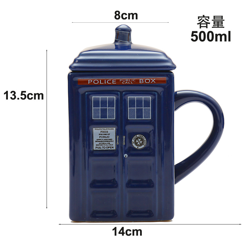 Mug Uk Doctor Who Around Creative Mug Tardis Ceramic Cup Coffee Cup For Male And Female Friends Application Scenario