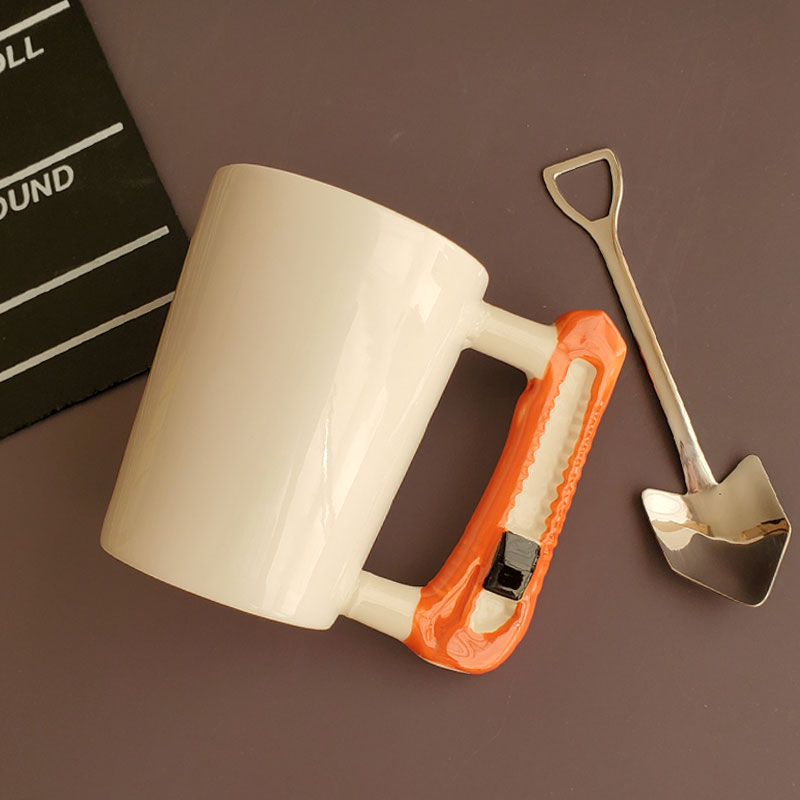 Mug Oatmeal Breakfast Cup Creative Tools Styling Personality Trend Men Mug Ceramic Nordic Large Capacity Cup details Picture