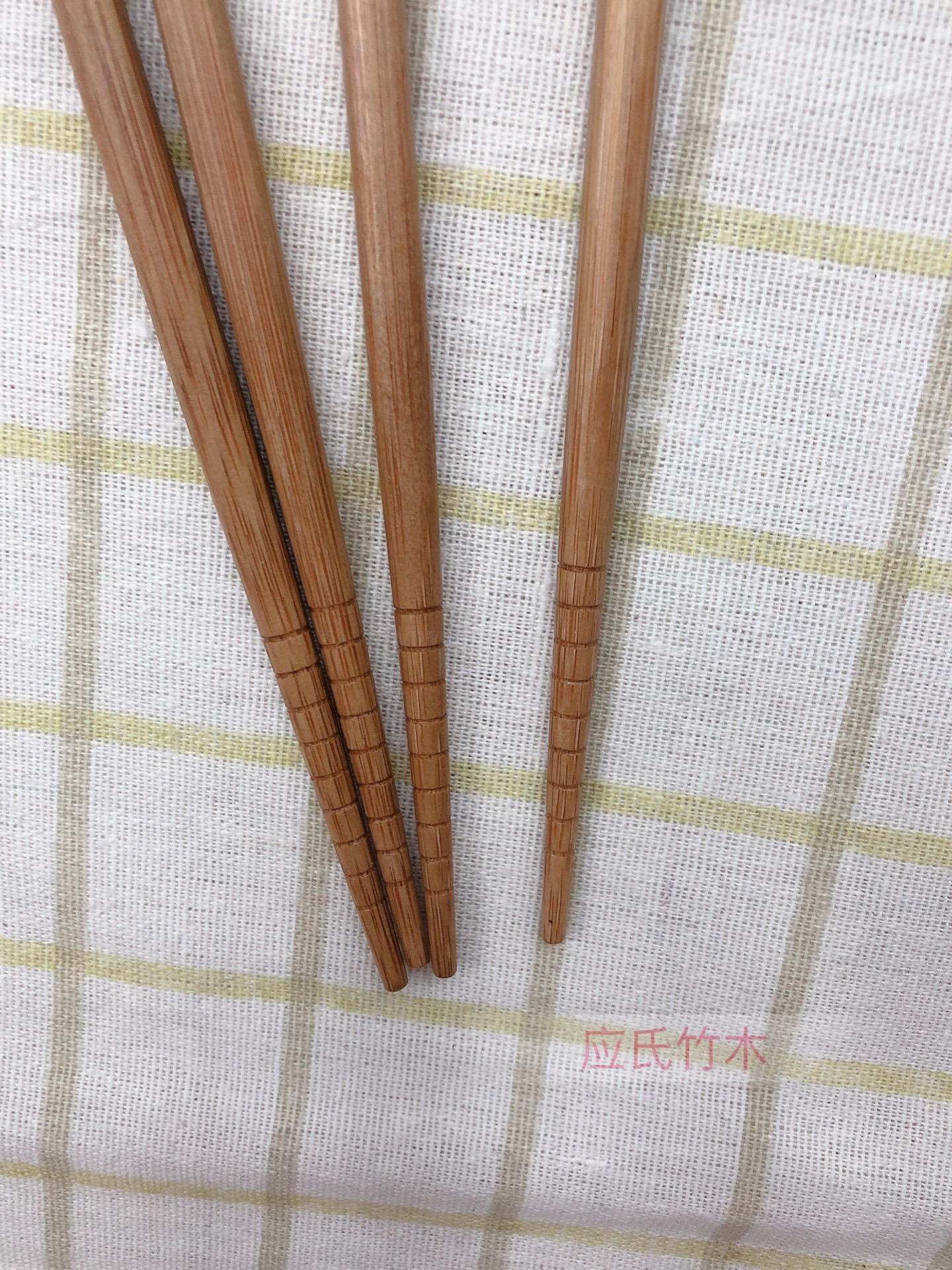 火锅筷子捞面油炸加长筷子家用商用筷 竹筷子批发碳化公筷 长筷36CM详情2