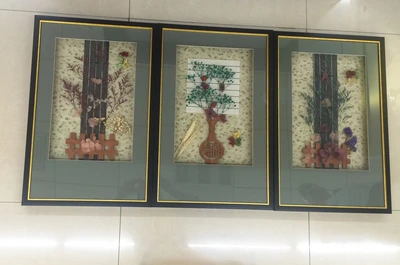 New Thinking Hand-Made Triplet Decorative Painting New Chinese 11