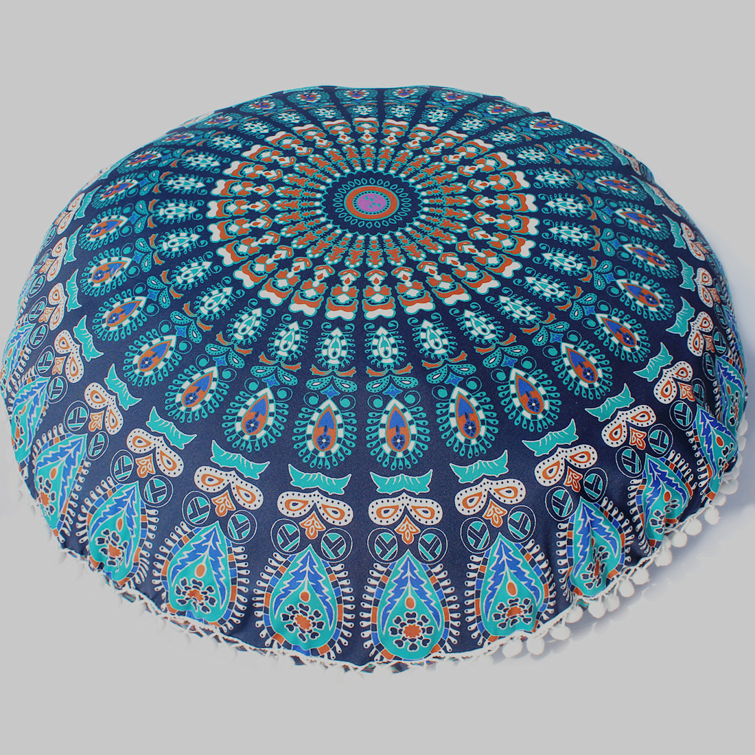 Popular Europe and the United States digital pillowcase new round pillow case elephant round cushion cover furniture back pillow cover wholesale pillow cushion digital print a dispatch a order to map polyester fabric thumbnail