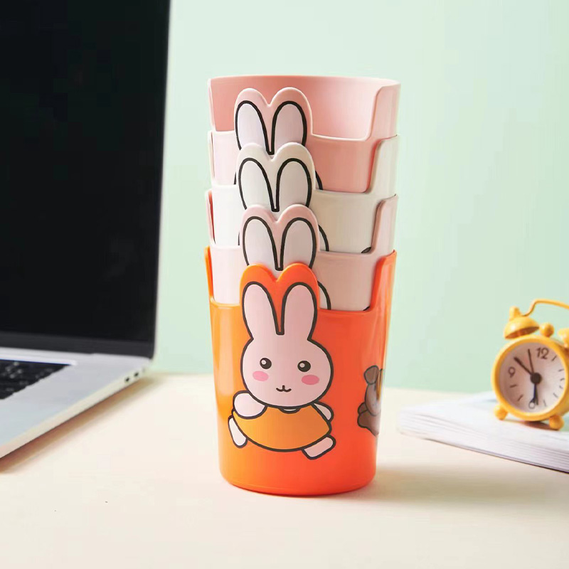 米菲趣味笔筒可爱卡通学生文具用品大容量收纳笔盒桌面手机支架详情3