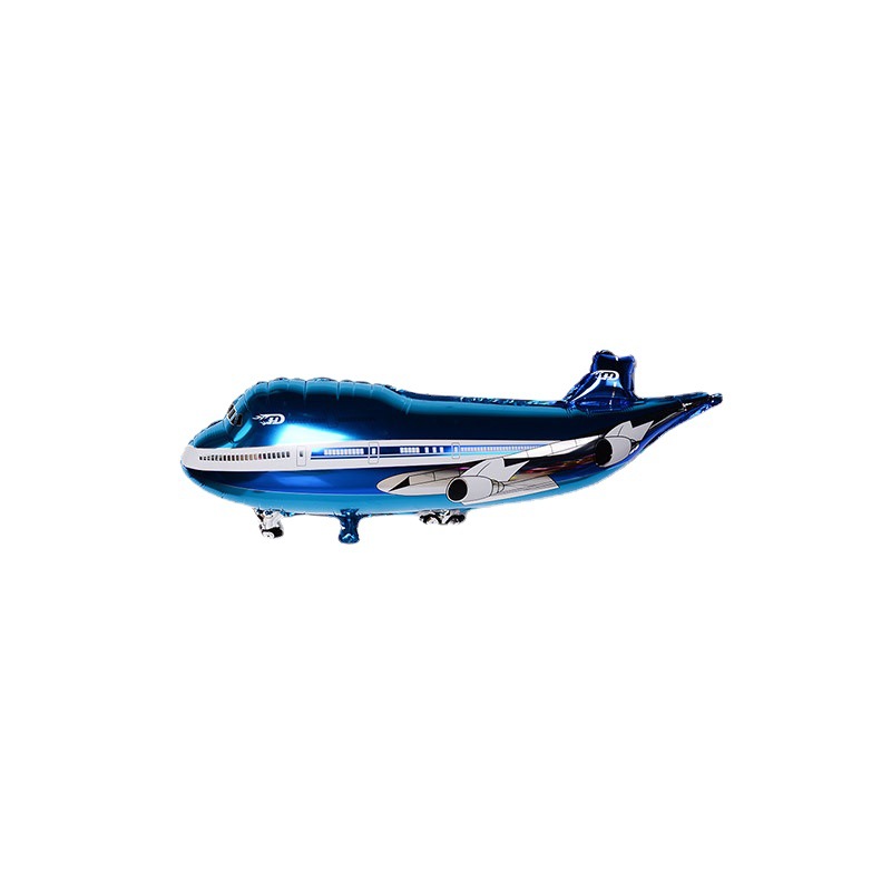 Cross-Border 45*85 Large Aircraft General Civil Aircraft Modeling Aluminum Film Balloon Party Decoration Supplies Item Picture