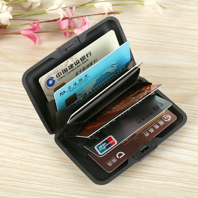 铝合金信用卡 防磁铝制卡包 卡套卡夹名片盒ABS详情3
