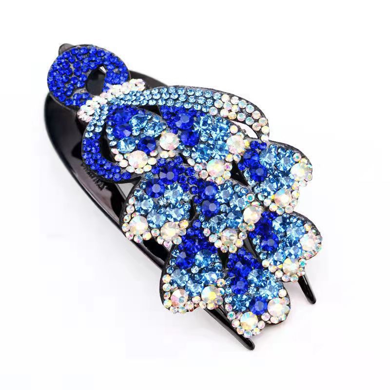 Adult Hair Tray Tray Pin Hair Clip With Drill Clip Flash Drill Bill Clip Bright Drill Clip