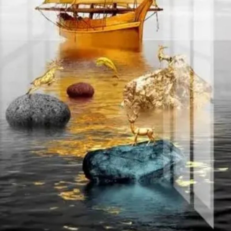 装饰画/厂家直销/现代风格白底实物图