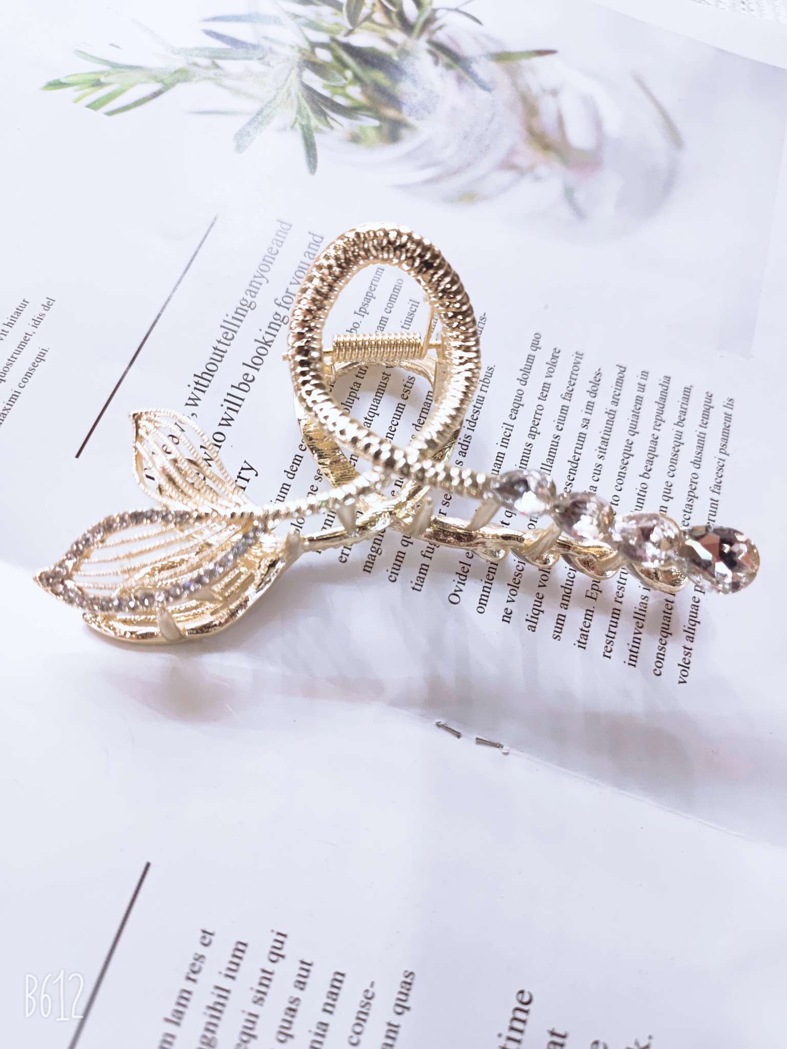 Air Korea Trend Line Fashion Lady Children Hollow Hairpin Infinite Gray Track Specification drawing