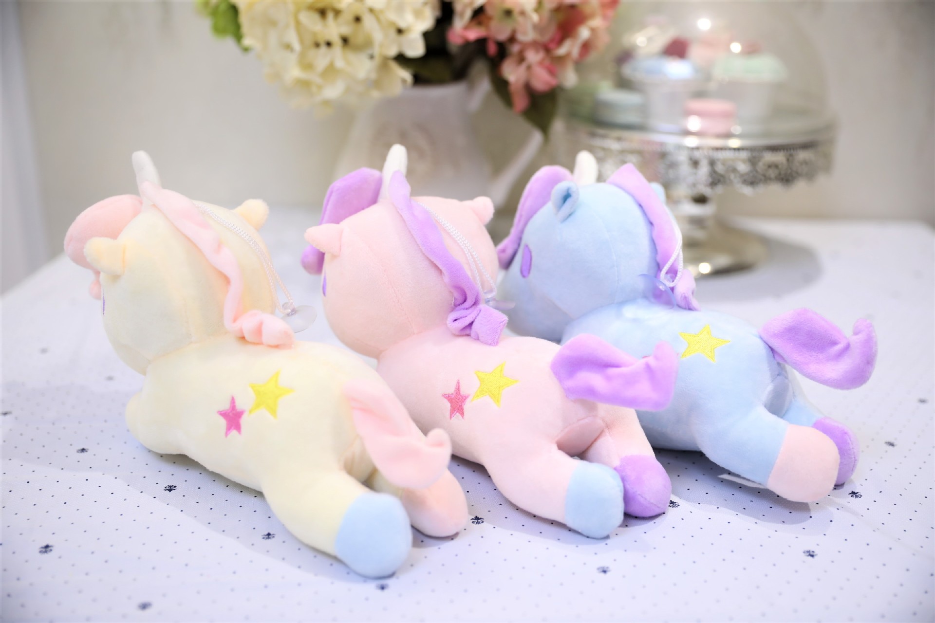 20CM三款独角兽公仔机新款抓机小娃娃创意毛绒玩具动漫三丽鸥批发详情2