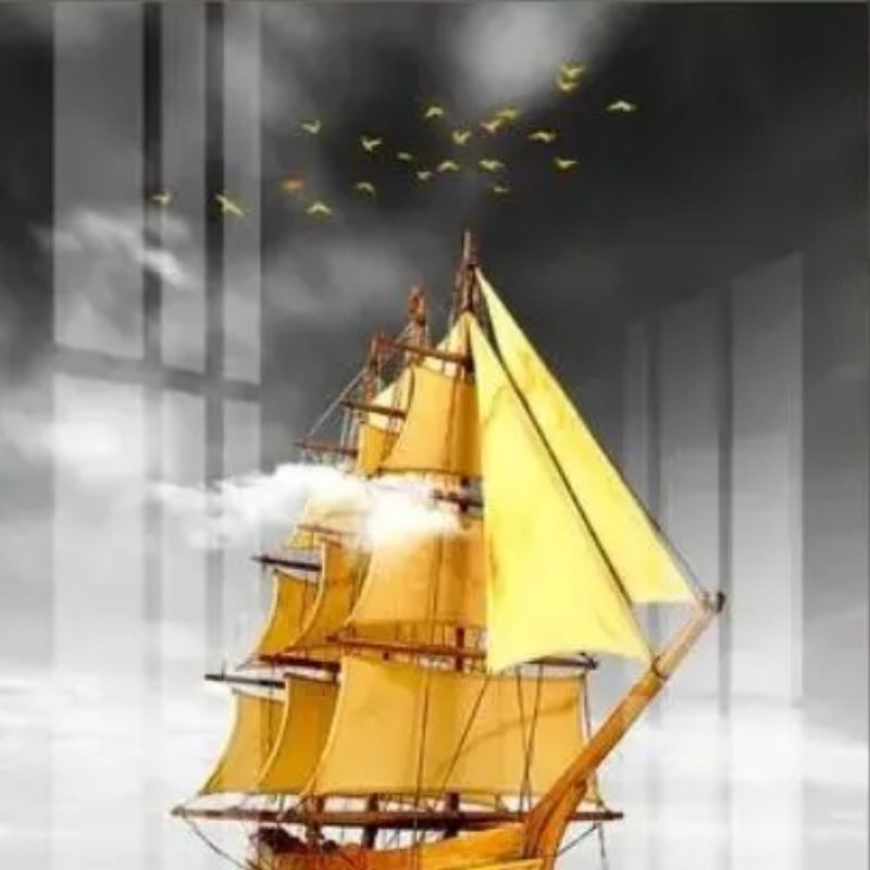 现代装饰画实物图