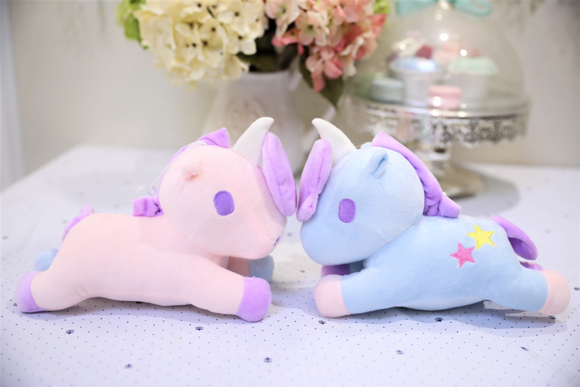 20CM三款独角兽公仔机新款抓机小娃娃创意毛绒玩具动漫三丽鸥批发详情4