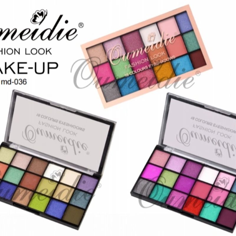 18-color matte eyeshadow details Picture