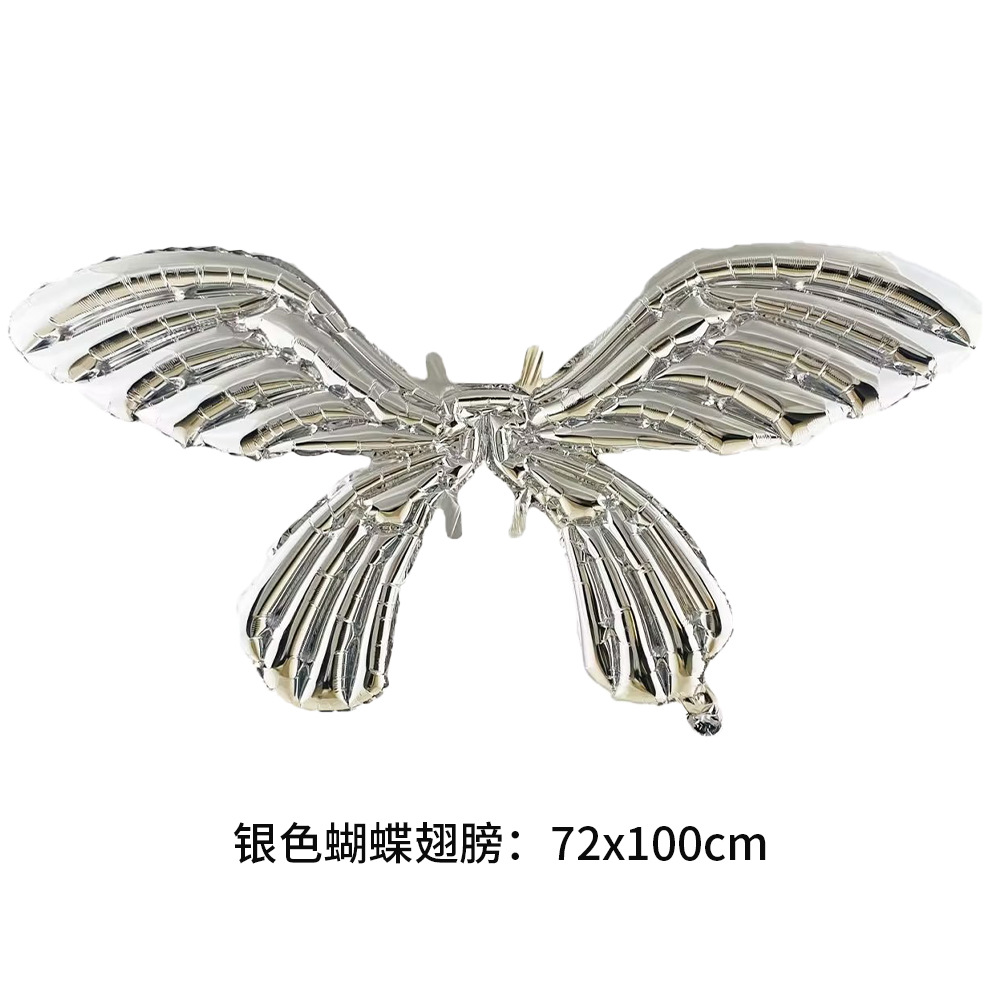 Wholesale of cross-border new angel wing aluminum film balloons for children's birthday party and gathering decoration pic 7