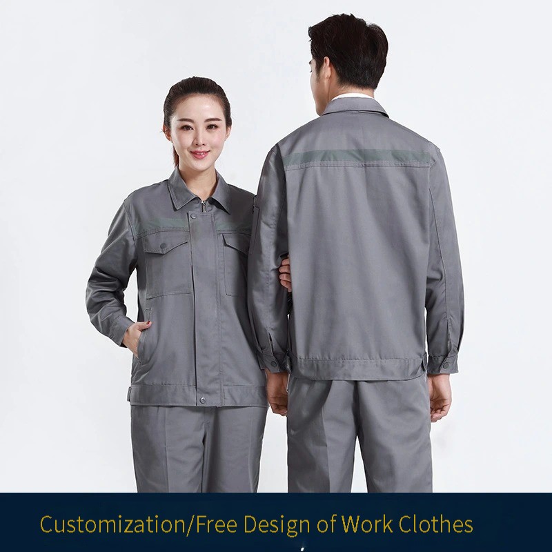 Spring and autumn clothing long sleeve labor protection clothing road politics reflective strip work clothes garden sanitation workshop site factory clothing wholesale details Picture