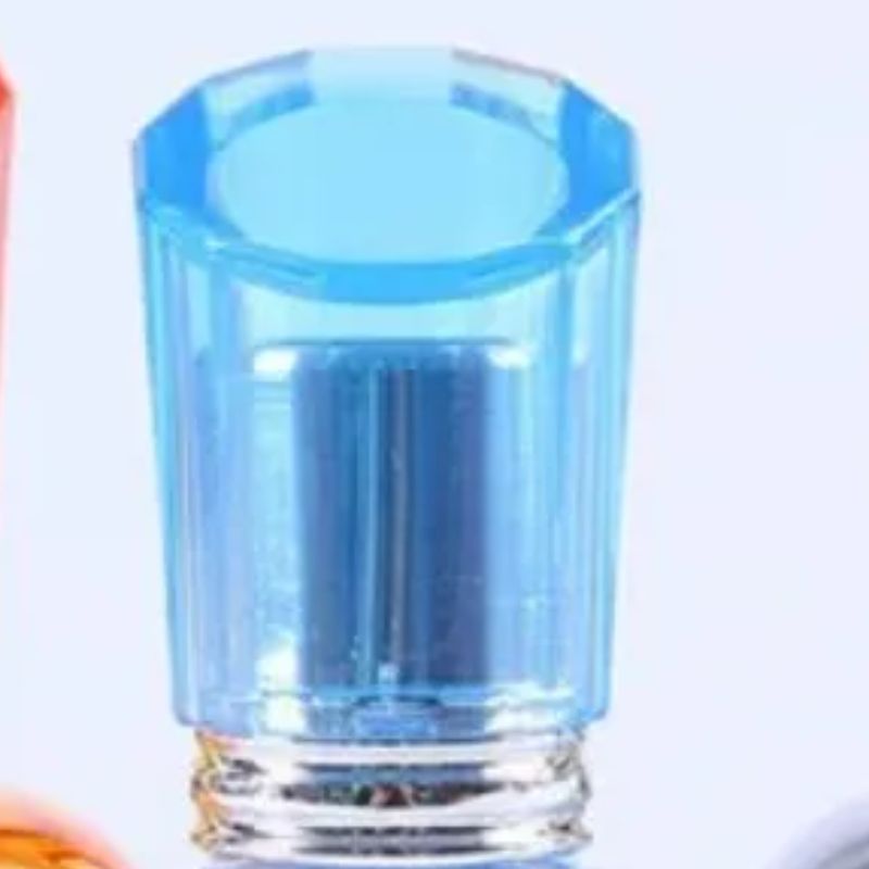 玫瑰花玻璃瓶香水玻璃喷雾空瓶子香水瓶空瓶分装瓶喷雾蓝色