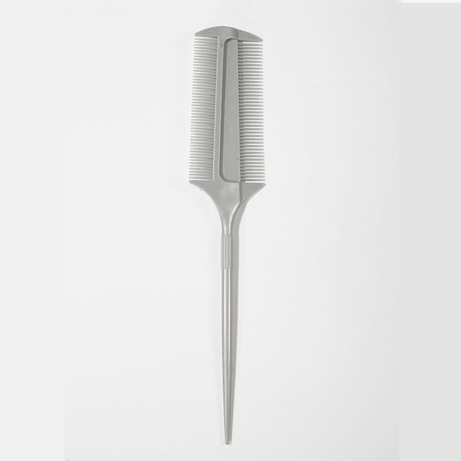Hair dye comb, double-sided soft bristle brush, hair dye brush, hairdressing pointed tail hair dye comb pic 4