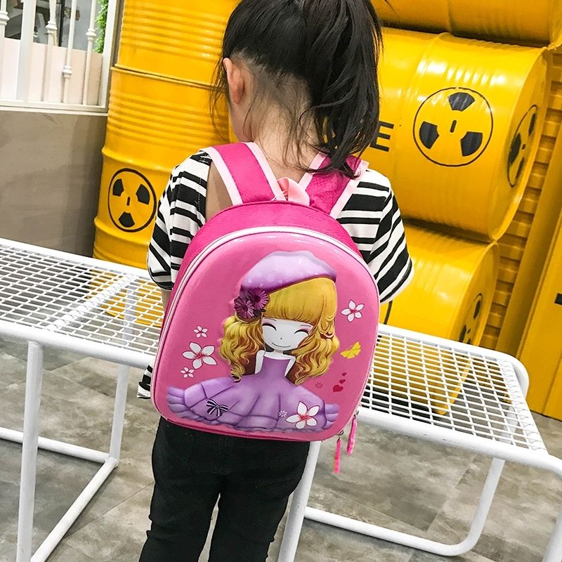 新款奥超人小号3D立体书包 幼儿园小宝宝3-4-5岁男童男孩迪迦背包详情4