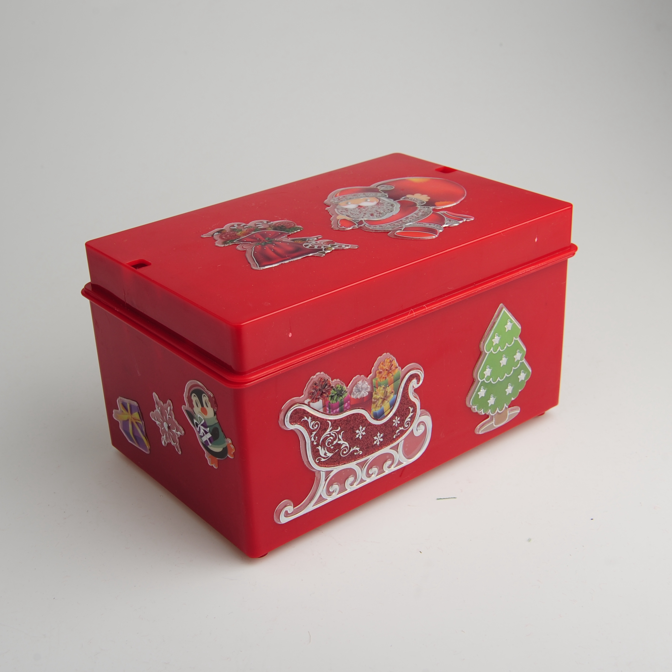音乐盒复古彩绘圣诞节音乐盒圣诞老人礼物音乐盒详情5