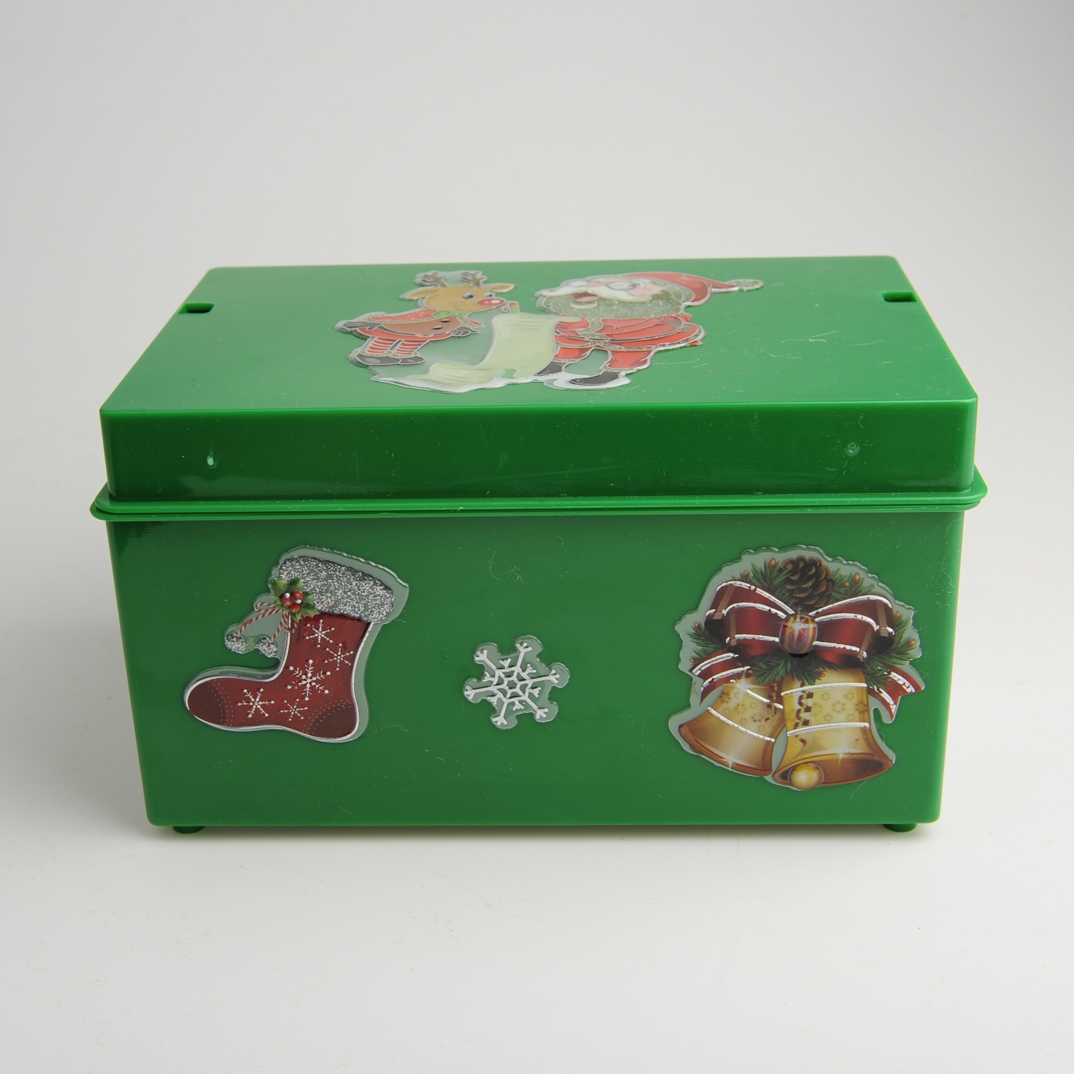 音乐盒复古彩绘圣诞节音乐盒圣诞老人礼物音乐盒详情8
