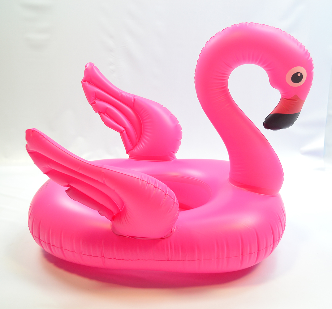 Rainbow Rain factory direct wings Flamingos swimming boat for children details Picture