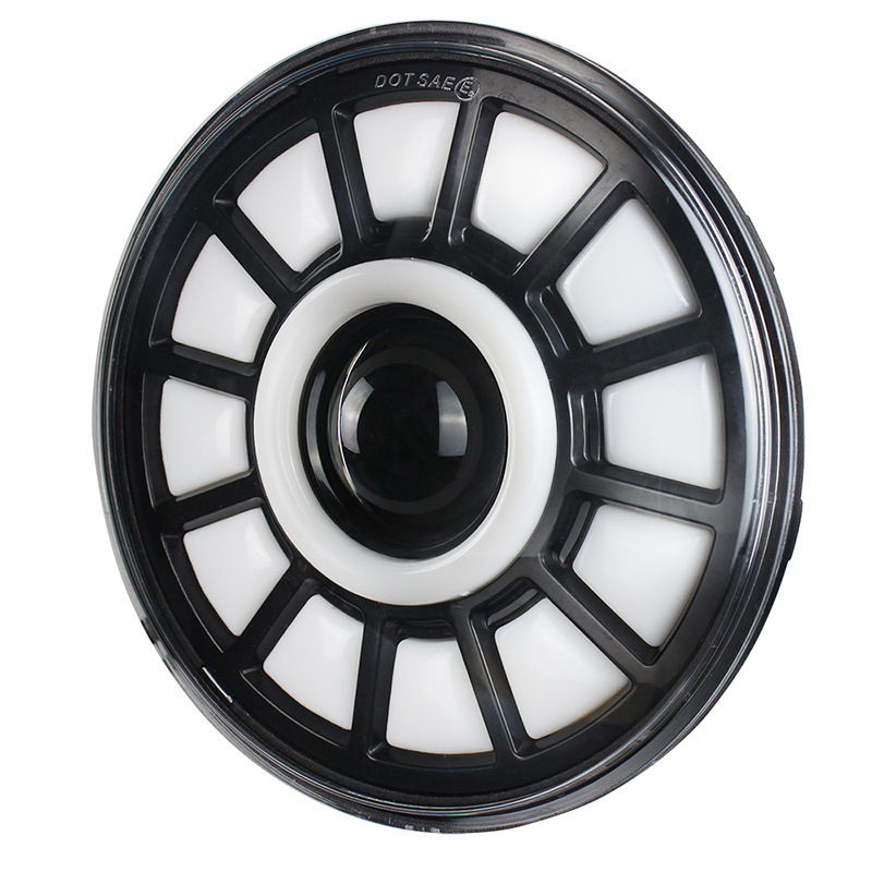 Electric Car Motorcycle Headlights Large Field Of View Horseman Round Lights Car Led Work Lights Off-Road Vehicle Front Headlights Modified Front Bumper Lights Engineering Car Overhead Lights Automotive Supplies Automotive Supplies Automotive Accessories Item Picture