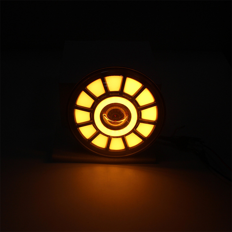 Electric Car Motorcycle Headlights Large Field Of View Horseman Round Lights Car Led Work Lights Off-Road Vehicle Front Headlights Modified Front Bumper Lights Engineering Car Overhead Lights Automotive Supplies Automotive Supplies Automotive Accessories Specification drawing