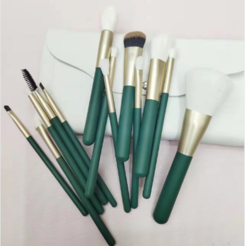 厂家直销 高档系列化妆刷套装化妆用具绿色