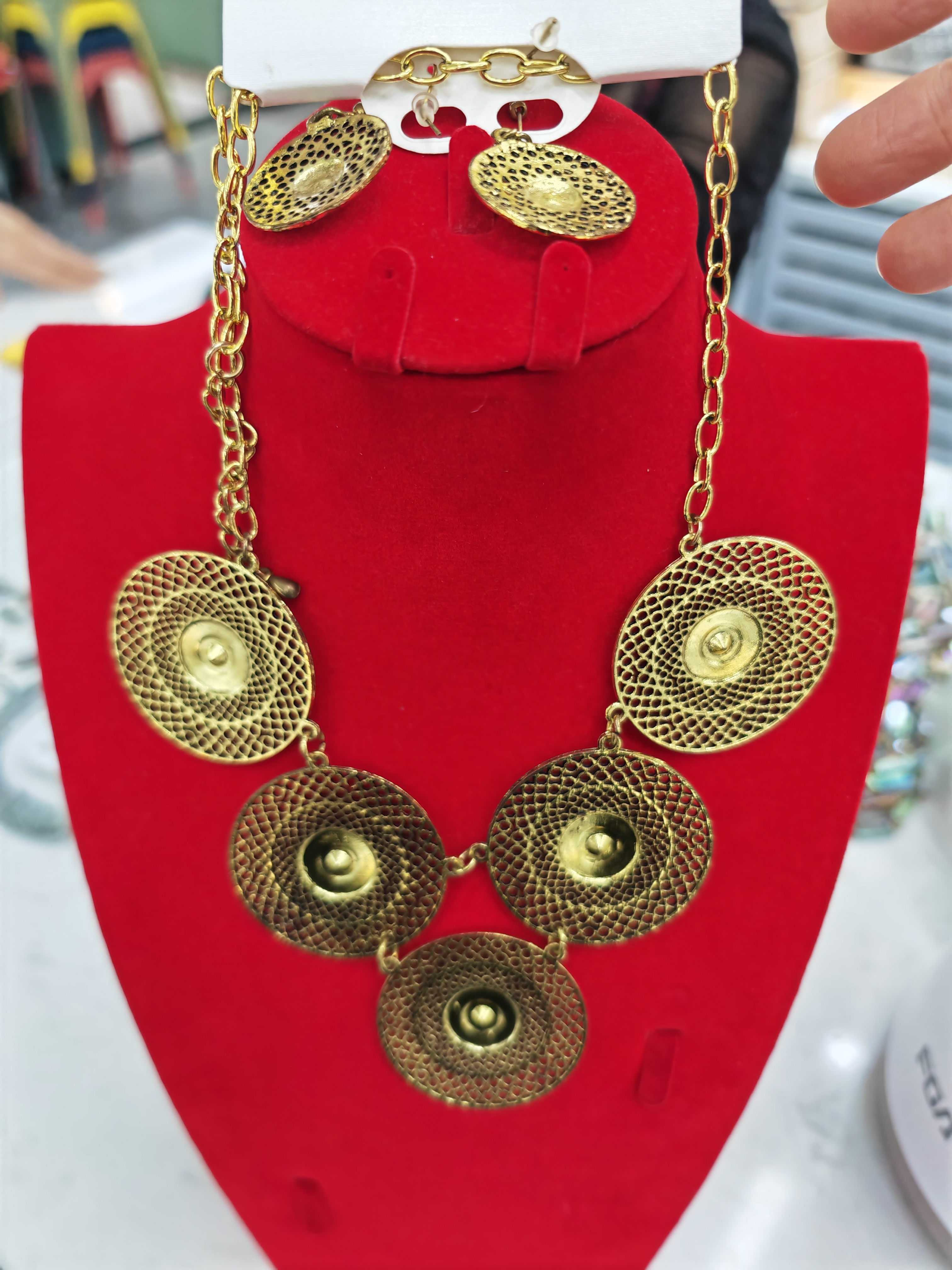 民族风合金项链简约时尚大气镀古银项链-232