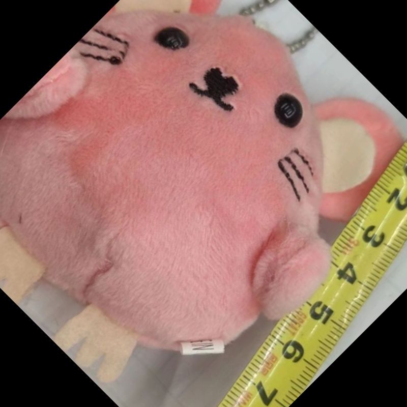 毛绒背包钥匙装饰挂件婚庆抛洒会议礼品小老鼠挂件详情5