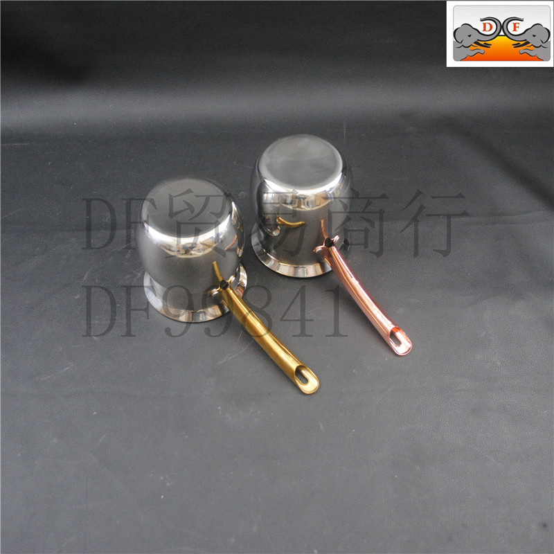 DF99841     电镀奶杯不锈钢煮奶杯土耳其咖啡融化壶杯小奶锅黄油巧克力DF Trading House详情4