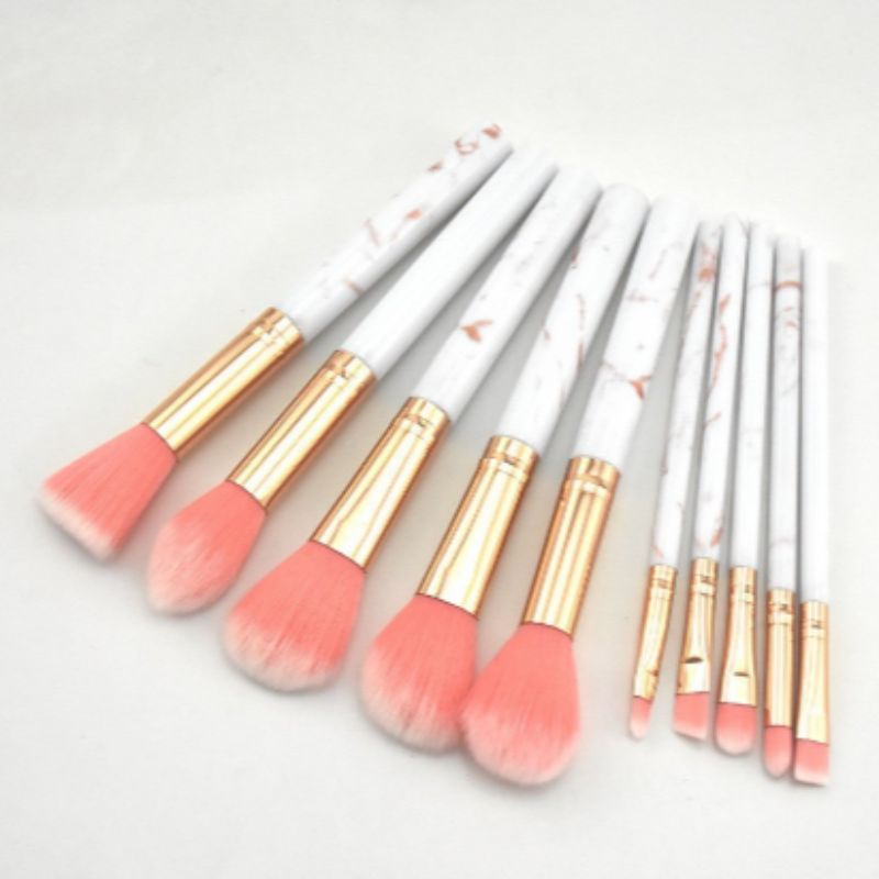 Factory direct sales of high-end series makeup brush sets, makeup tools and marble powder Specification image