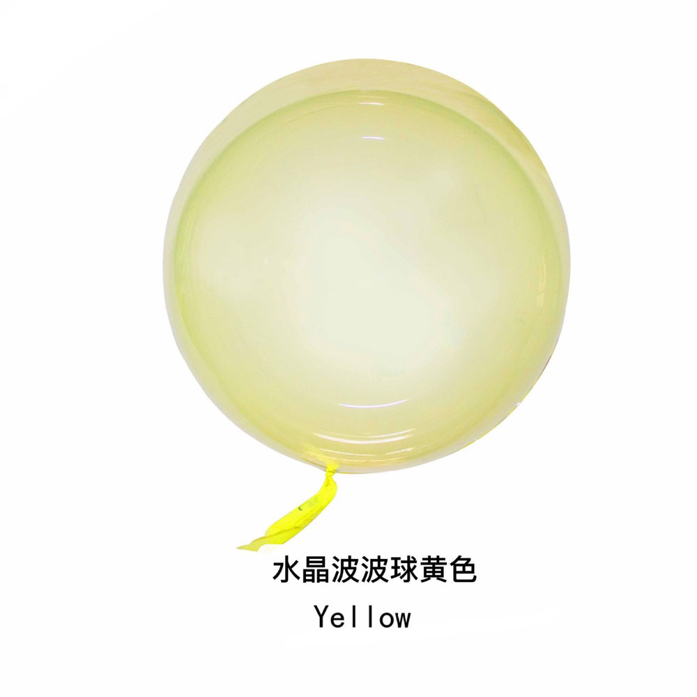 拉伸版水晶波波球18寸彩色透明波波球婚庆派对装饰气球详情2