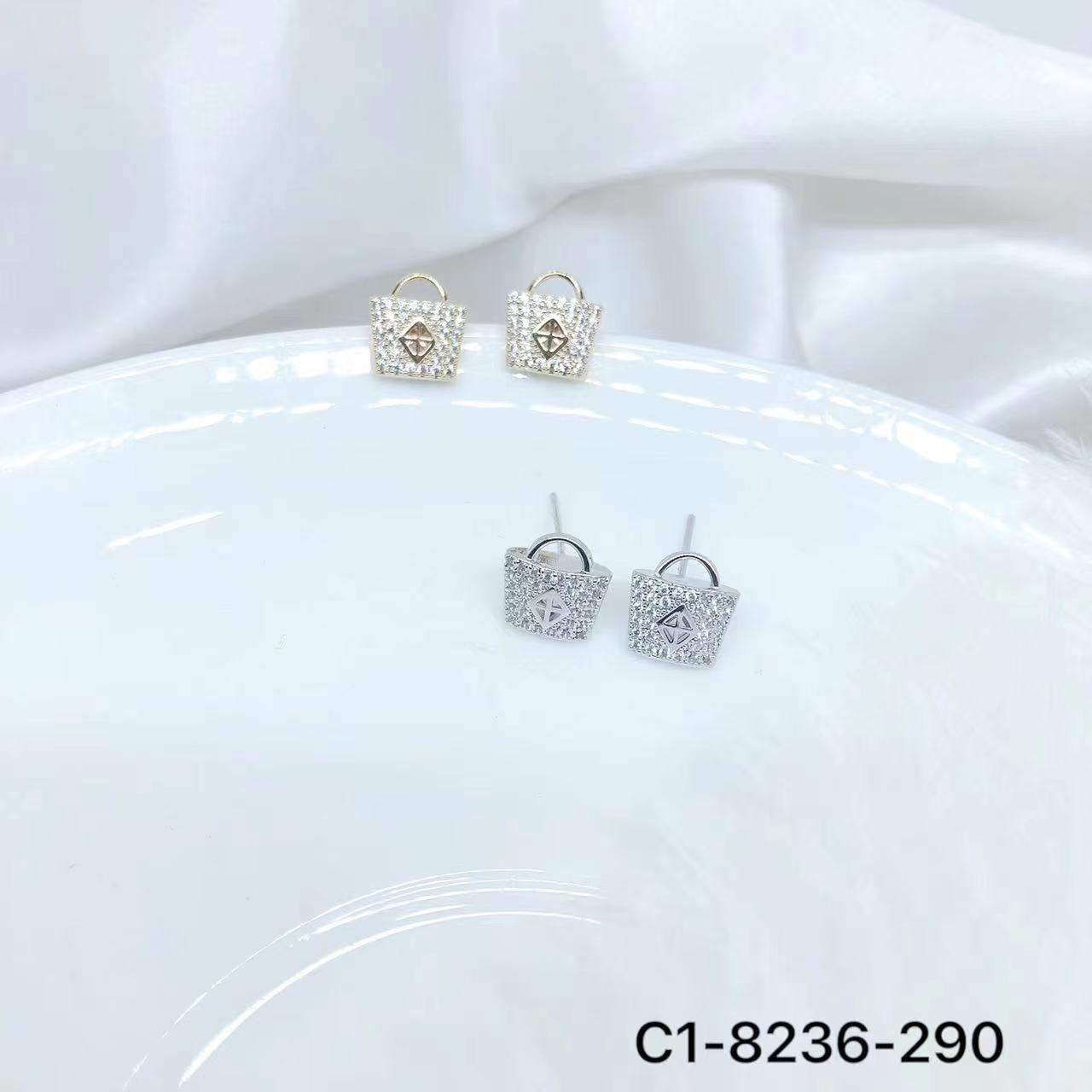 Fashion Jewelry 925 Silver needle earrings new fashion style earrings A006