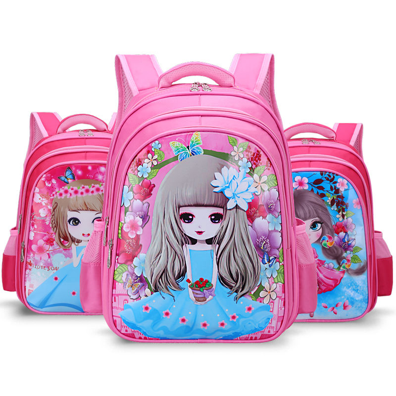 书包女学生韩版儿童书包男孩卡通背包一三六年级女童孩幼儿园书包详情4