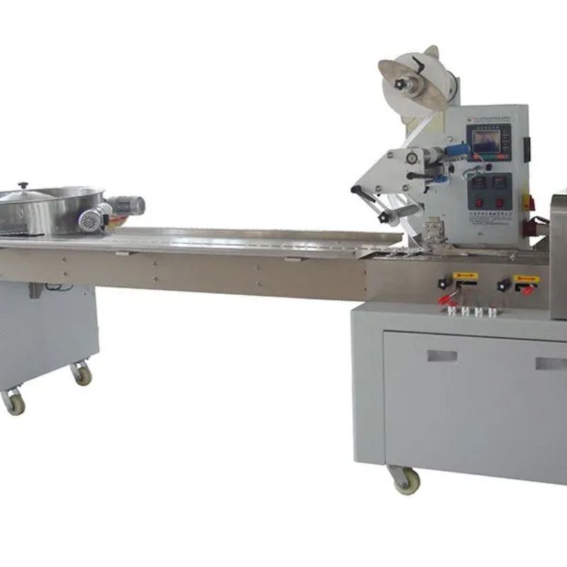 Candy fully automatic packaging machine DZB4-898C Wenbang Packaging and Printing Machinery Application Scenario
